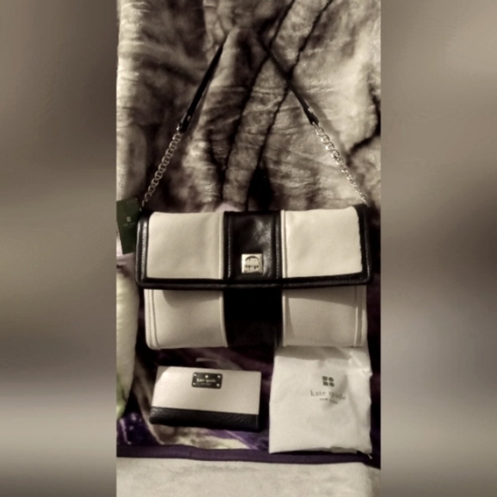 Nwt Kate Spade Shoulder Bag & Wallet Set NWT